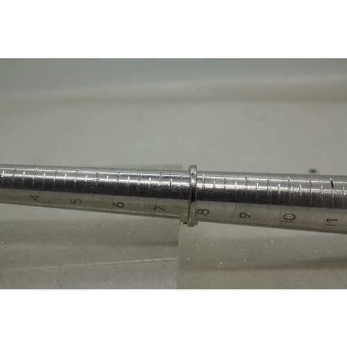 .925 S.S. LONDON BLUE TOPAZ 5 STONE ring size 7.75