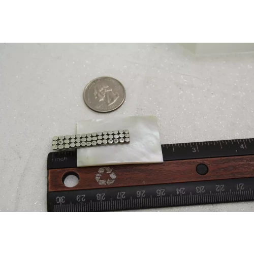 .925 S.S. & MOTHER OF PEARL RECTANGLE MODERNIST pendant