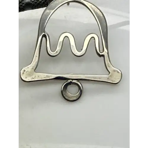 .925 S.S. OPENWORK HOLIDAY CHRISTMAS BELL pendant (2)