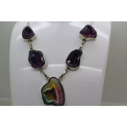 .925 S.S. PURPLE DRUZY QUARTZ 