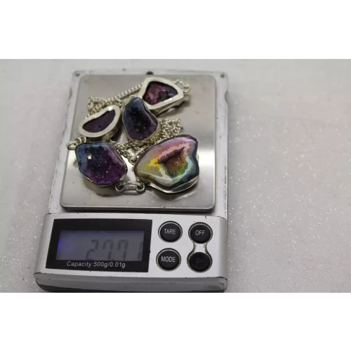 .925 S.S. PURPLE DRUZY QUARTZ 