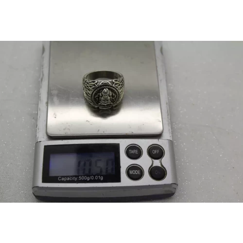 .925 S.S. VIKING WARRIOR BERSERKER BARBARIAN NORSE ring size 9