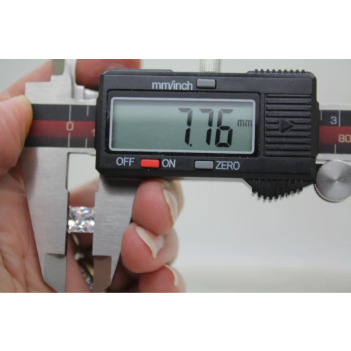 .925 Sterling Silver CLEAR CZ STUD earrings