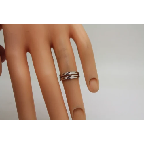 .925 Sterling Silver MULTIPLE RING DESIGN BAND TOE RING size 3.5