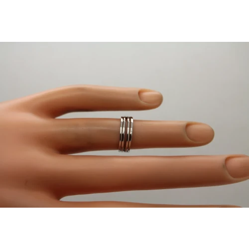 .925 Sterling Silver MULTIPLE RING DESIGN BAND TOE RING size 3.5