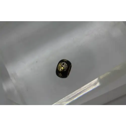 ADINA REYTER 14k Y.G. ZODIAC CERAMIC & DIAMOND SCORPIO BIG BEAD #