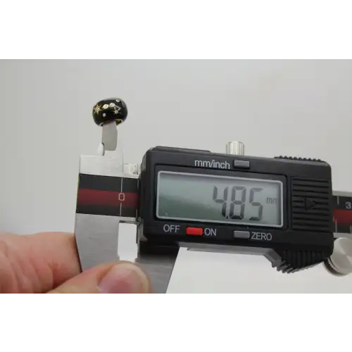 ADINA REYTER 14k Y.G. ZODIAC CERAMIC & DIAMOND SCORPIO BIG BEAD #