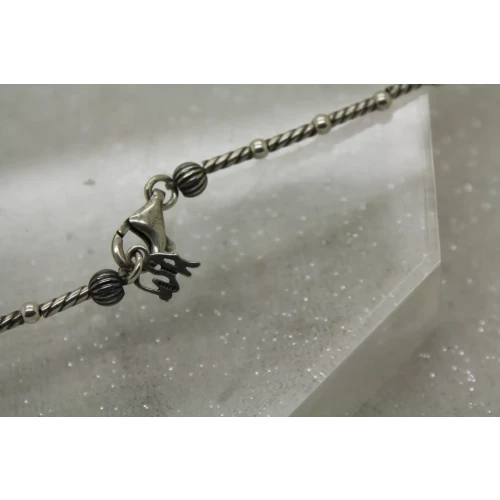 AMERICAN WEST CAROLYN POLLACK .925 S.S. SILVER BEADED necklace 24