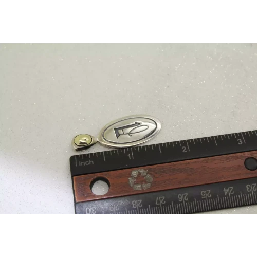 ANN KING .925 Sterling Silver/18k Y.G. QUINCE LETTER 