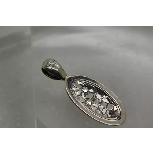 ANN KING .925 Sterling Silver/18k Y.G. QUINCE LETTER 