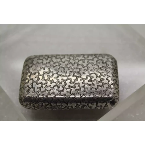 Antique English Gold Wash .925 S.S. PEBBLE DESIGN SNUFF BOX