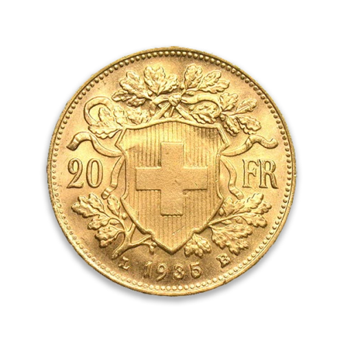 Any Year Gold Swiss 20 Franc (2)