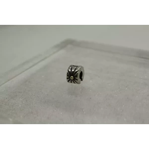 Auth. PANDORA ALE .925 S.S. 14k Y.G. STARBURST CLIP charm