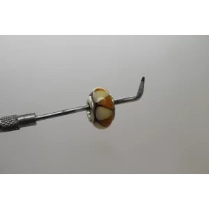 Authentic PANDOR ALE .925 S.S. CAPTIVATING AMBER MURANO charm bead