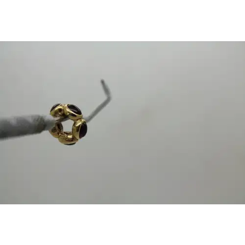 Authentic PANDORA 14k Y.G. RHODOLITE SPACER charm #