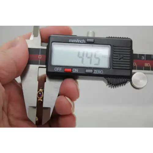 Authentic PANDORA 14k Y.G. RHODOLITE SPACER charm #