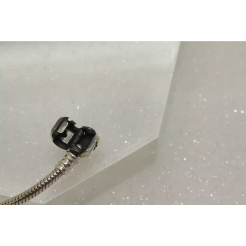 AUTHENTIC PANDORA .925 Sterling Silver BARREL CLASP BRACELET 7