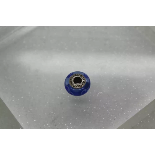 Authentic PANDORA ALE .925 BLUE FLOWER MURANO GLASS CHARM BEAD
