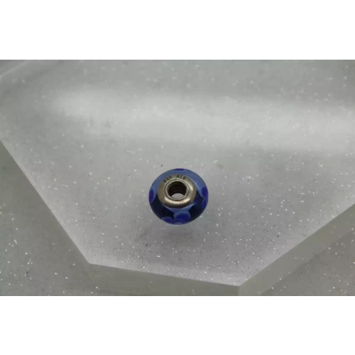 Authentic PANDORA ALE .925 BLUE FLOWER MURANO GLASS CHARM BEAD