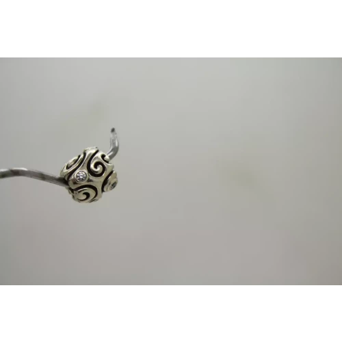 Authentic PANDORA ALE .925 DAYDREAM CLEAR CZ charm bead