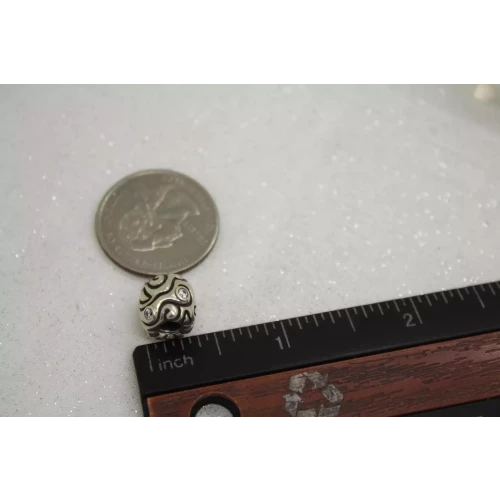 Authentic PANDORA ALE .925 DAYDREAM CLEAR CZ charm bead