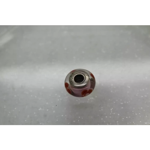 Authentic PANDORA ALE .925 PINK FLOWER  GLASS MURANO charm