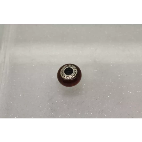 Authentic PANDORA ALE .925 S.S. ACAPU WOOD CHARM BEAD