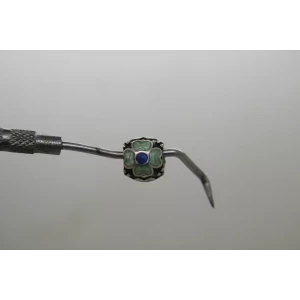 Authentic PANDORA ALE .925 S.S. BLUE ENAMEL DAISY FLOWER charm
