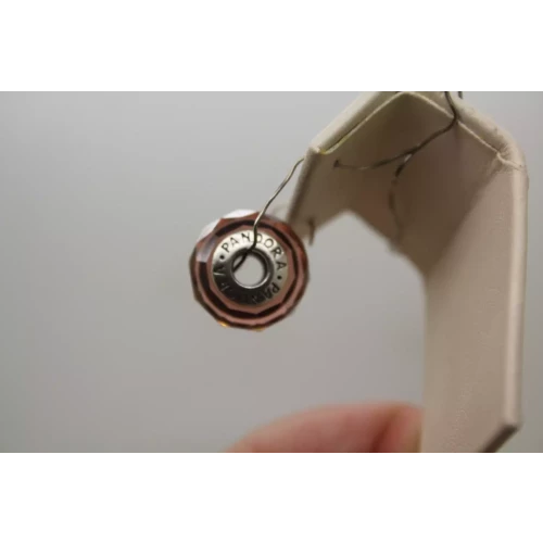 Authentic PANDORA ALE .925 S.S. BLUSH PINK FACETED MURANO charm