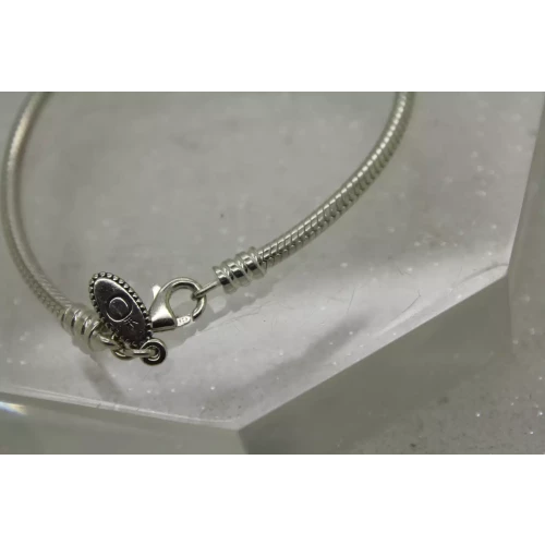Authentic PANDORA ALE .925 S.S. LOBSTER CLASP CHARM bracelet 7