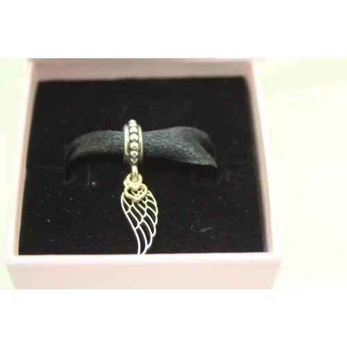 Authentic PANDORA ALE .925 S.S. LOVE & GUIDANCE ANGEL WING charm