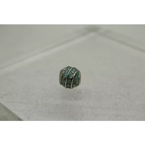 Authentic PANDORA ALE .925 S.S. LT. BLUE ENAMEL VINES charm