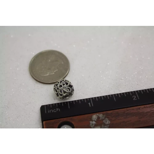 Authentic PANDORA ALE .925 S.S. OPENWORK FLOWER ROSE charm