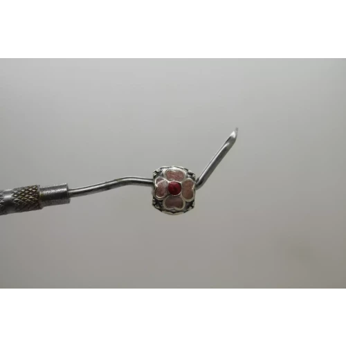 Authentic PANDORA ALE .925 S.S. PINK DAISY ENAMEL charm