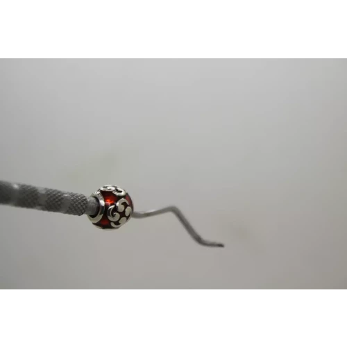 Authentic PANDORA ALE .925 S.S. RED ENAMEL ZEN charm