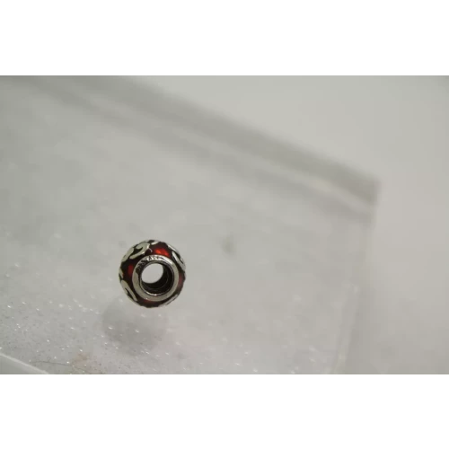 Authentic PANDORA ALE .925 S.S. RED ENAMEL ZEN charm