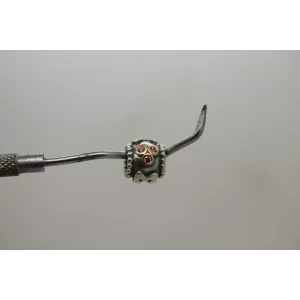 Authentic PANDORA ALE .925/14K MOM PINK CZ charm bead