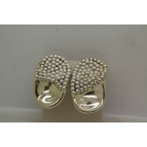 BAT AMI ISRAEL .925 S.S. MODERNIST DESIGN Clip On Earrings