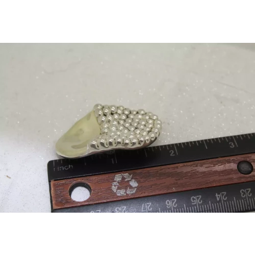 BAT AMI ISRAEL .925 S.S. MODERNIST DESIGN Clip On Earrings