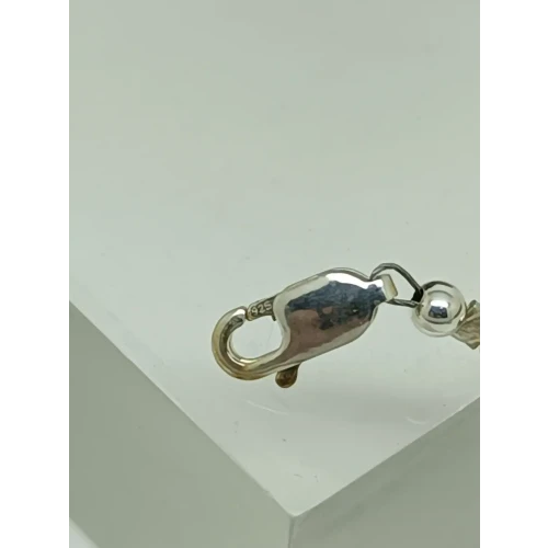 Beautiful Blue Pearl & Crystal Bead 925 Sterling Silver Ankle Bracelet (3)