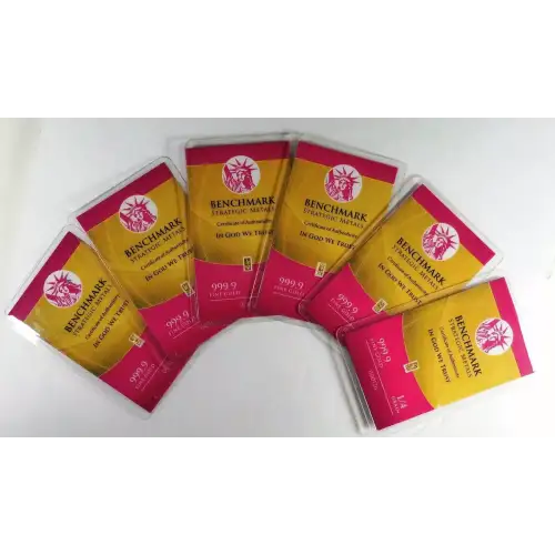 Benchmark Metals 1/4 Grain Gold Bar