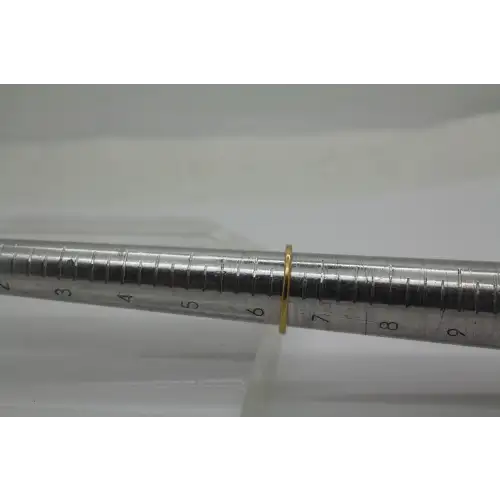 BLUE NILE 18k Y.G. BRILLIANT CUT 1.11ct DIAMOND w/ acc. 1.35ctw size 6.5