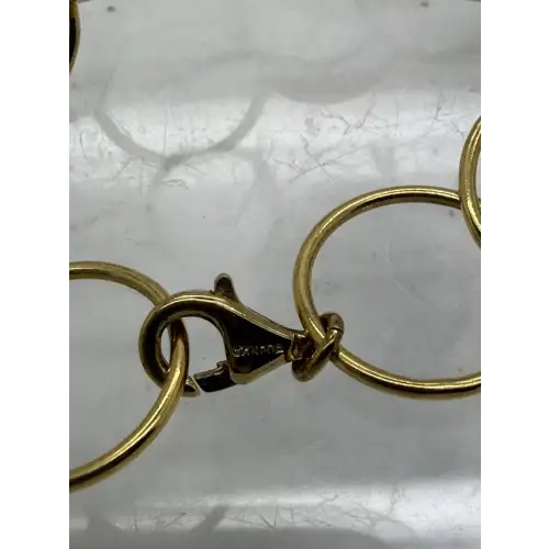 CANADA Gold Over .925 S.S. O LINK DESIGN STATEMENT necklace 18