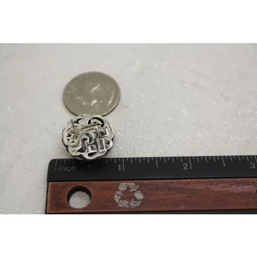 CARLOYN POLLACK RELIOS .925 S.S. SWIRL FILIGREE LEVER BACK earrings