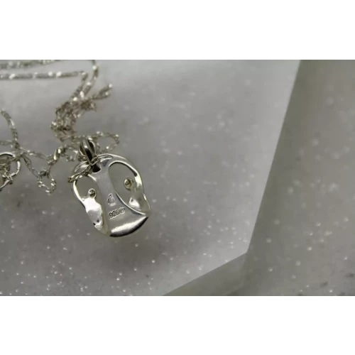 CAROLY POLLACK .925 S.S. MOTHER  TWO CHILDREN necklace 20