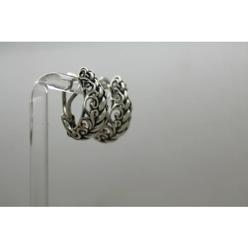 CAROLYN POLLACK .925 S.S. FILIGREE SCROLL LEVER BACK earrings