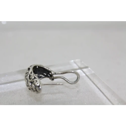 CAROLYN POLLACK .925 S.S. FILIGREE SCROLL LEVER BACK earrings