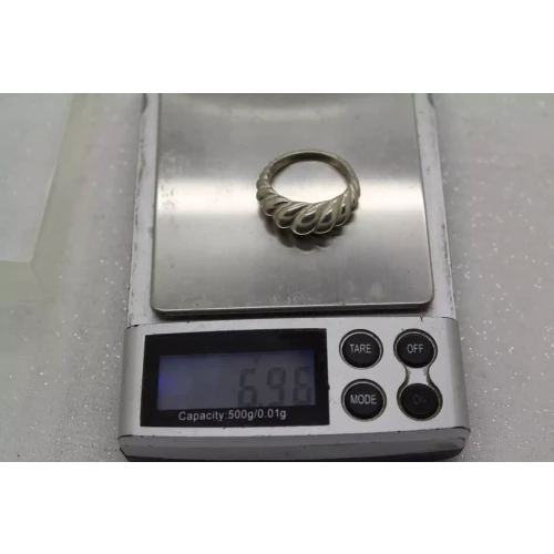 CAROLYN POLLACK RELIOS .925 S.S. SHRIMP BAND ring size 7