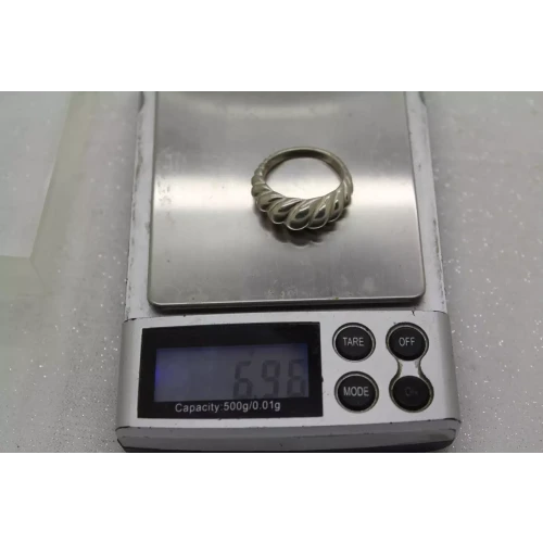 CAROLYN POLLACK RELIOS .925 S.S. SHRIMP BAND ring size 7