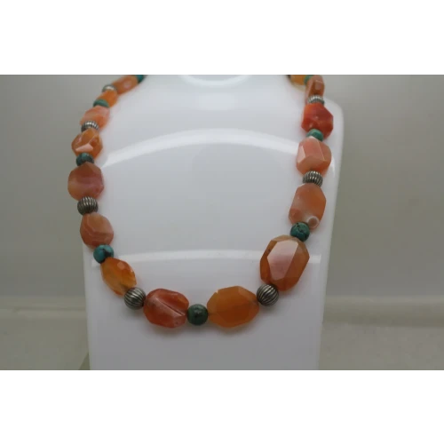 CAROLYN POLLACK RELIOS .925 S.S. SPINY OYSTER TURQUOISE necklace